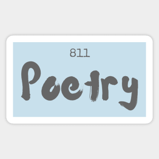 Poetry Sticker